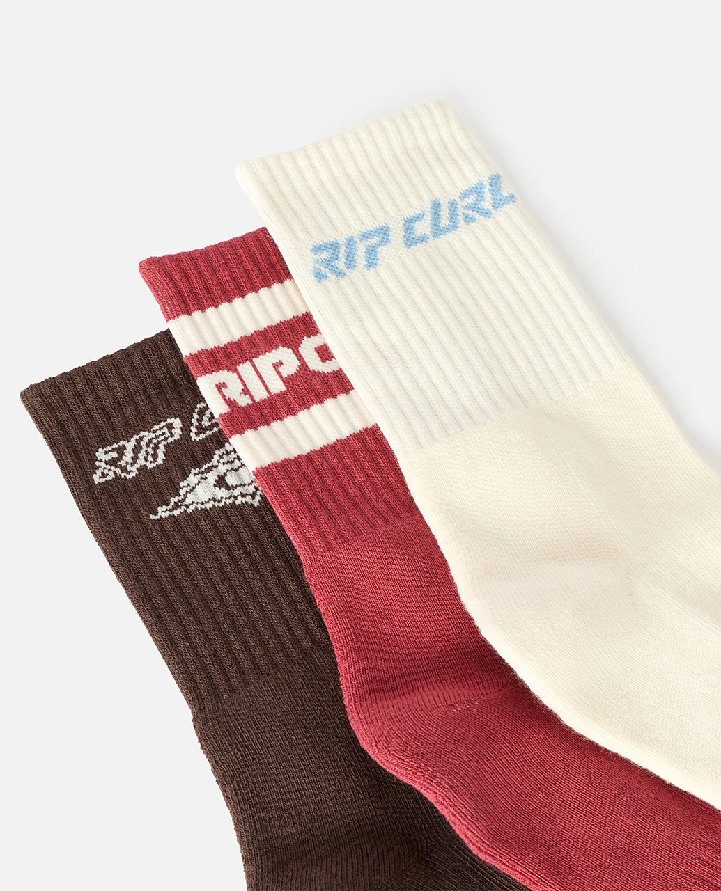 Icons Of Surf Sock 3-Pk