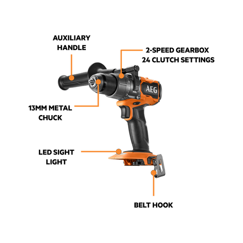 Aeg 18V Hammer Drill Brushless Kit