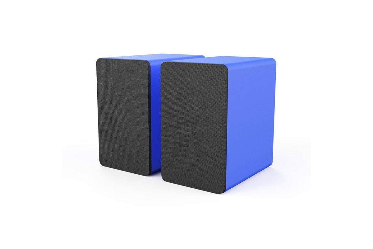 Silcron Rythym SLR05 Wireless Active Bookshelf Speakers with HDMI ARC - Blue
