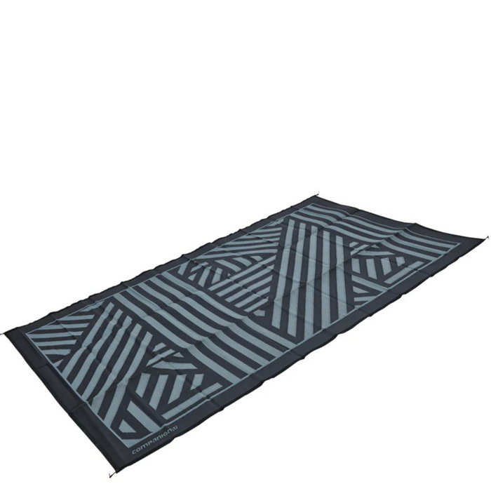 RECYCLED GROUND MAT 5M X 2.4M BLACK & GREY