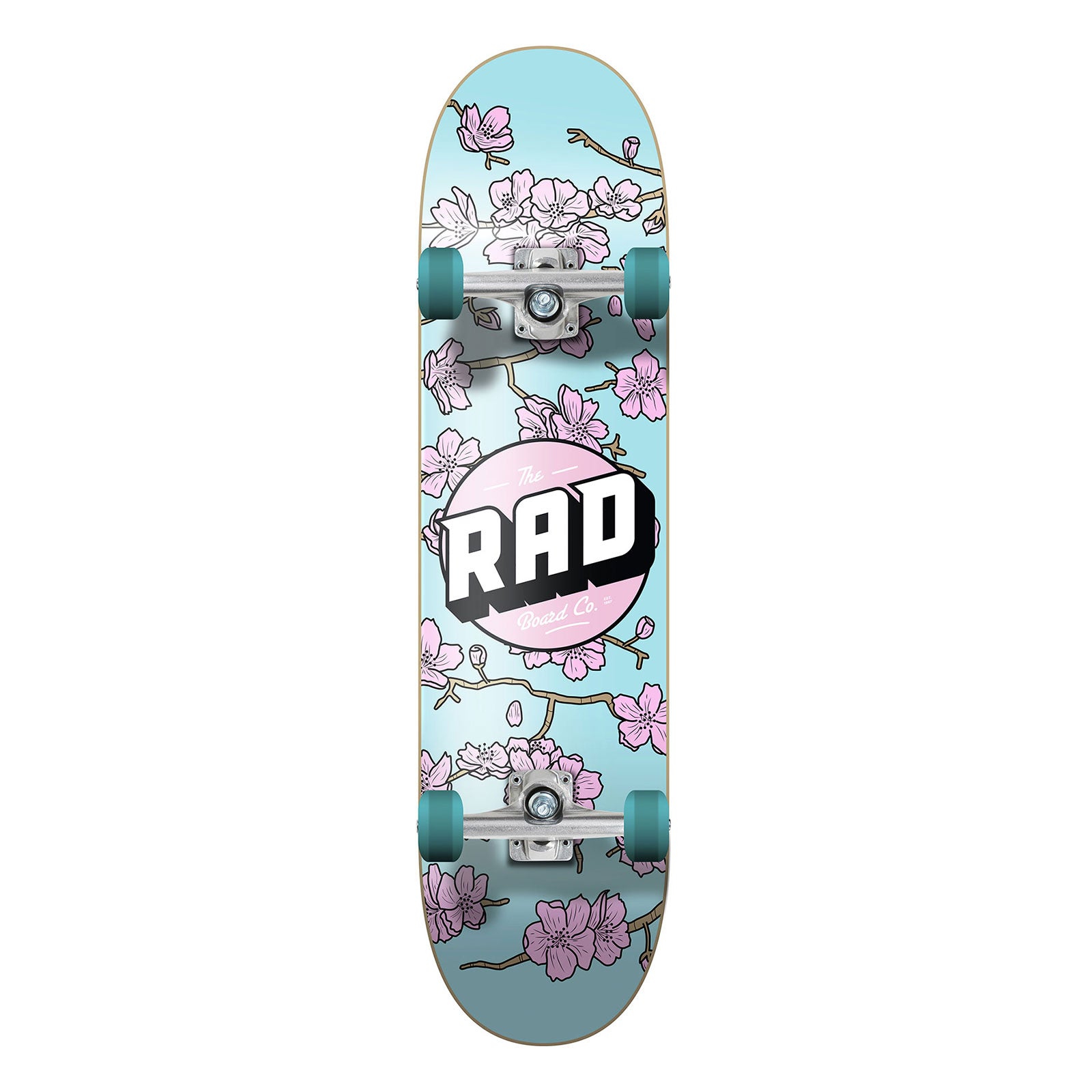 RAD Complete Dude Crew " x 31" Skateboard / 7.75 - Pink / Blue