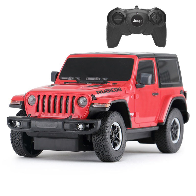 Remote Control Jeep Wrangler Rubicon 1:24 Scale Brand New Sports Car Red