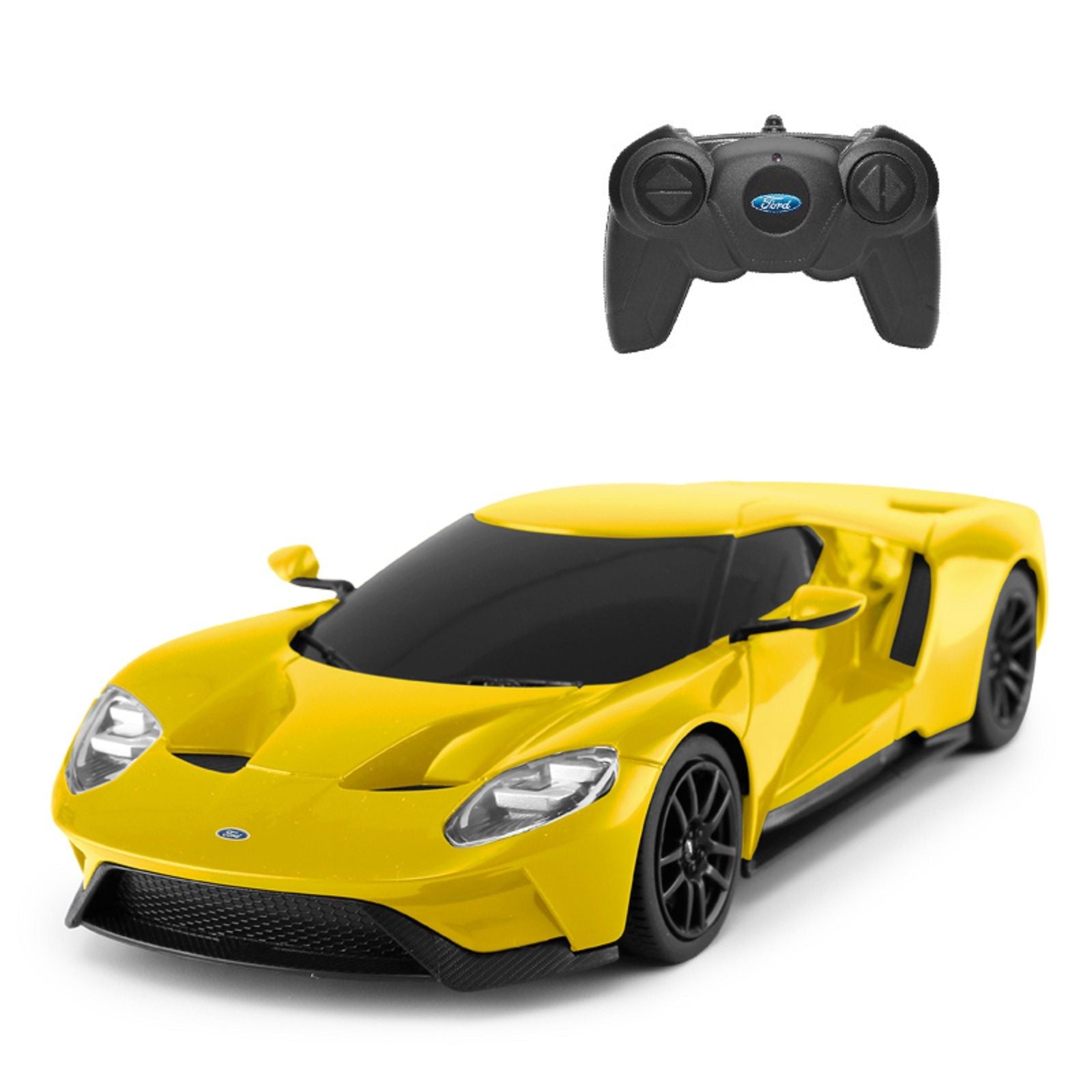 Remote Control Ford GT 1:24 Scale Brand New Sports Car Yellow