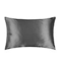 Casa Decor Luxury Satin Pillowcase Twin Pack Size With Gift Box Luxury Bedding / Standard - Charcoal