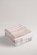 Aeri Australian Cotton Tea Towel Pack of 3 - Stone