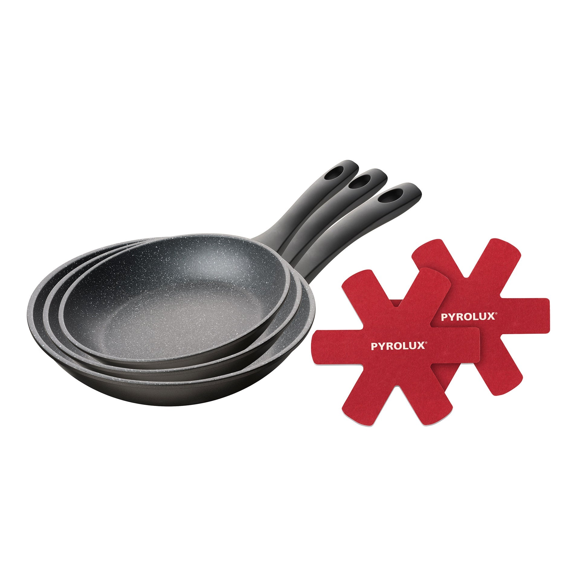 Pyrolux 3 Piece Fry Pan Set