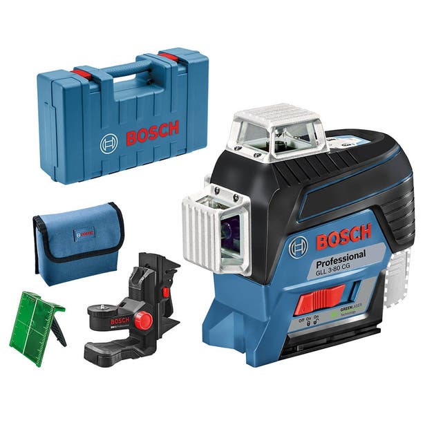 Bosch Multi Line Level Green Beam 30m Range 360