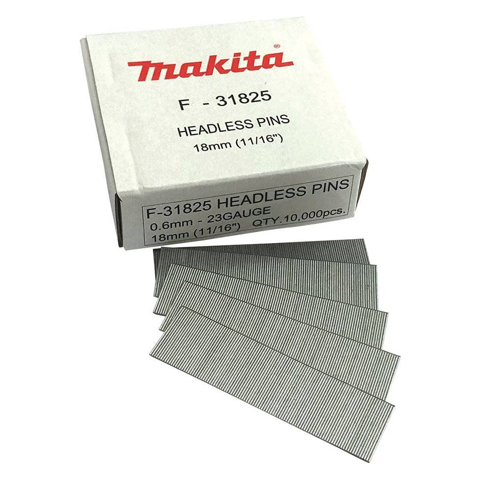 Makita 23GA Pin Nail 18mm - 10000 Pack