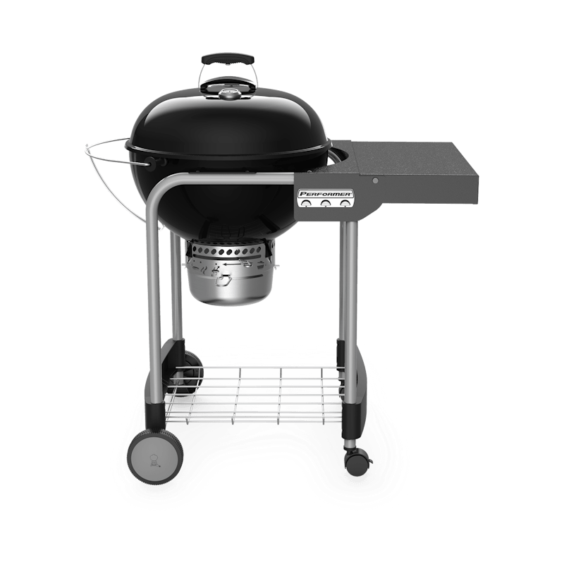57cm Performer Kettle Black with GBS SS Grill