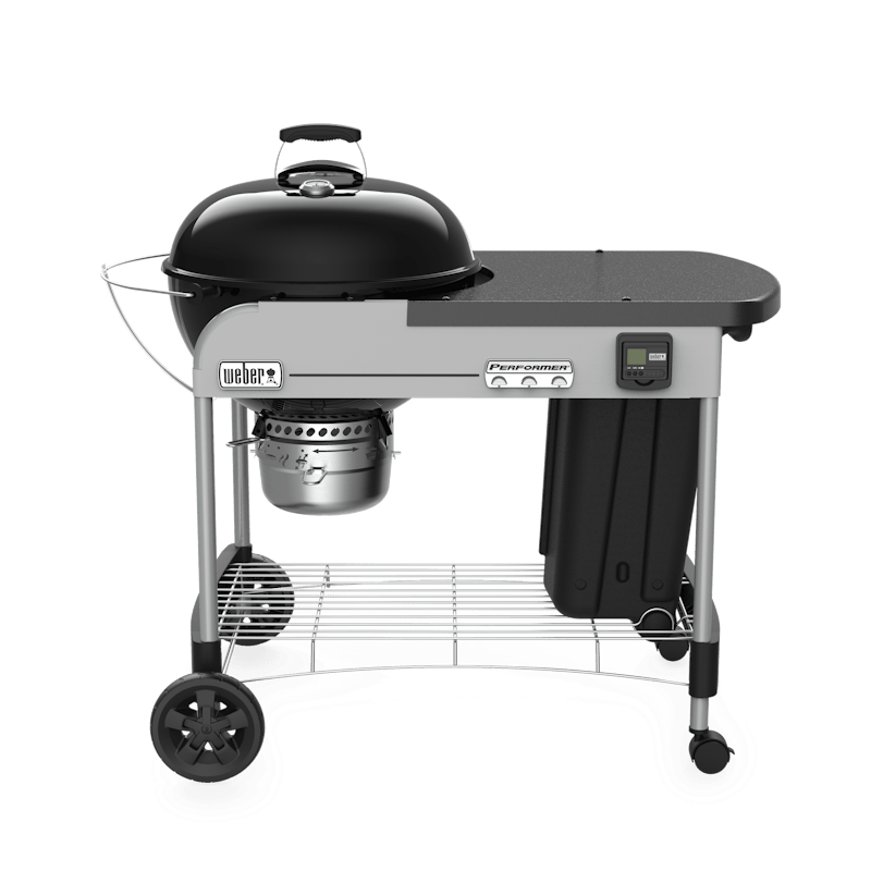 57cm Performer Premium Kettle Black with GBS SS Grill