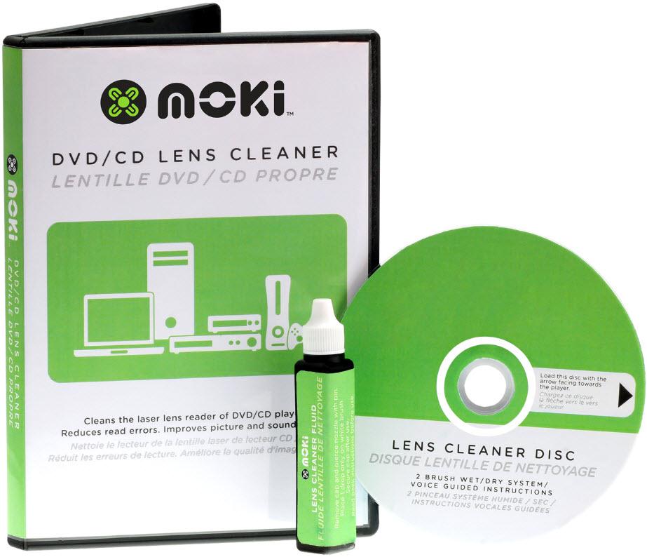 Moki CD/DVD Laser Lens Cleaning Kit