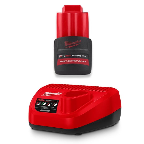Milwaukee M12 REDLITHIUM-ION Starter Pack 2.5Ah