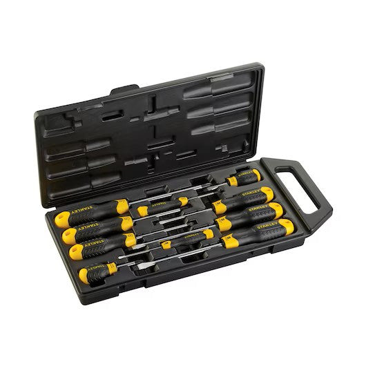 Stanley 10pce S/Driver Set C/W Bonus Precision