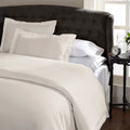 Ddecor Home 1000 Thread Count Quilt Cover Set Cotton Blend Classic Hotel Style / King - Pebble