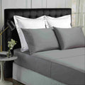 Park Avenue 500TC Soft Natural Bamboo Cotton Sheet Set Breathable Bedding / King - Charcoal