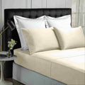 Park Avenue 500TC Soft Natural Bamboo Cotton Sheet Set Breathable Bedding / Single - Vanilla