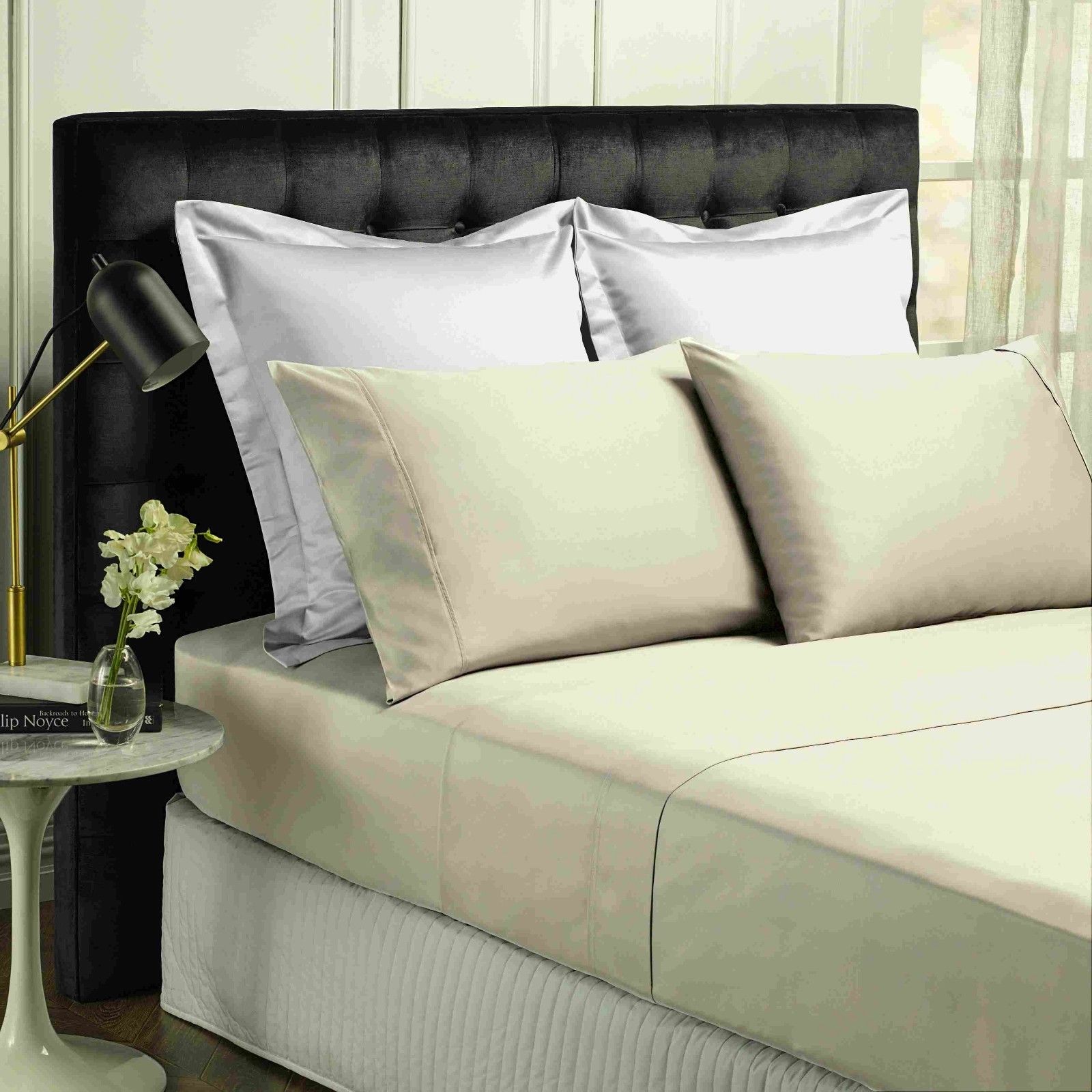 Park Avenue 500TC Soft Natural Bamboo Cotton Sheet Set Breathable Bedding / Double - Dove