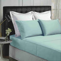 Park Avenue 500TC Soft Natural Bamboo Cotton Sheet Set Breathable Bedding / Queen - Fog