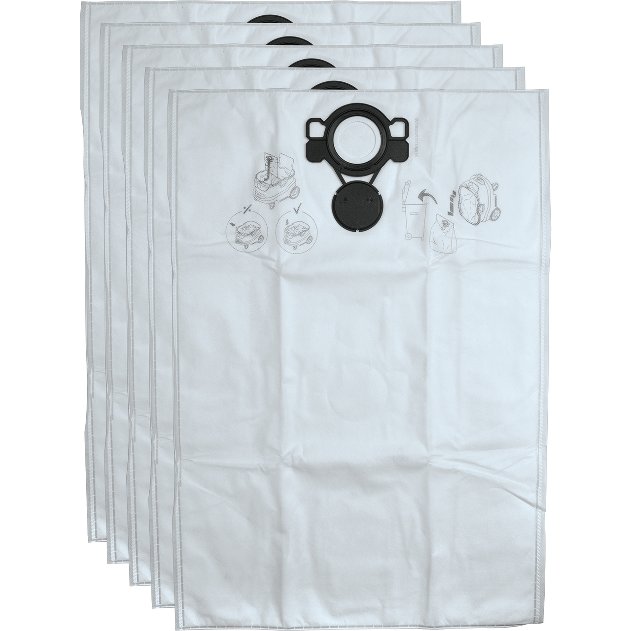 Makita Fleece Filter Bag 5 Pack Suits VC4210