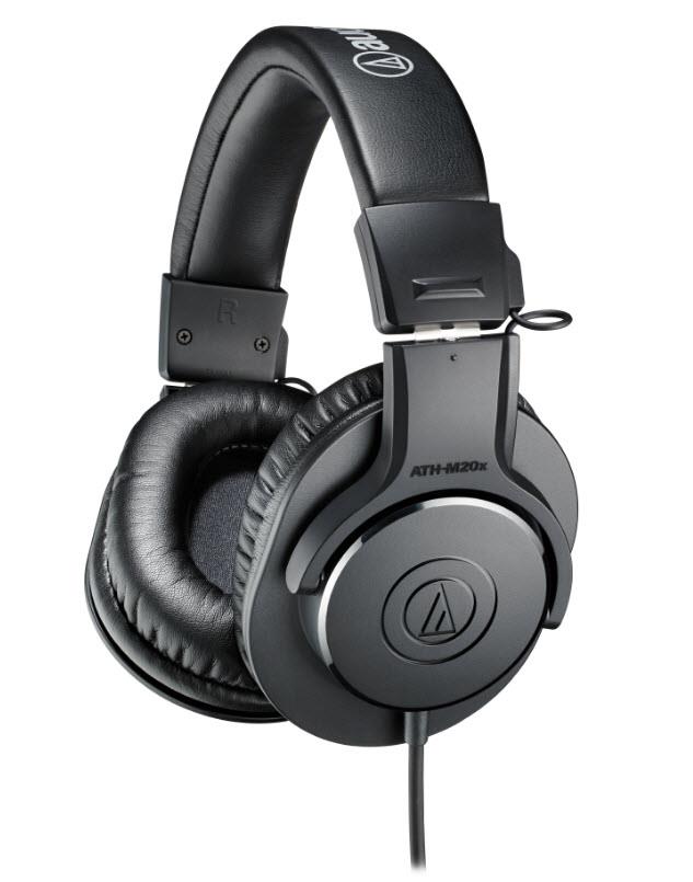 Audio-Technica ATH-M20x Monitor Over-Ear Headphones (1.2M)