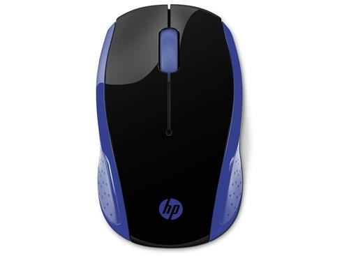 HP 200 Black Wireless Mouse (Marine Blue)