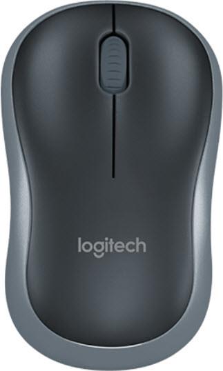Logitech M185 Wireless Mouse (Swift Grey)