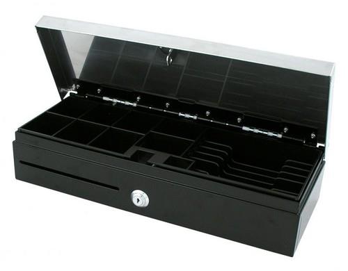 VPOS CDDIECFLIP Cash Drawer Fliptop 6 Note 8 Coin 24V (Black)