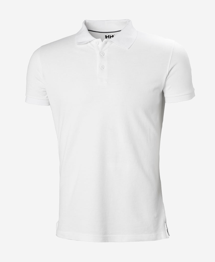 Mens Crew Polo - White