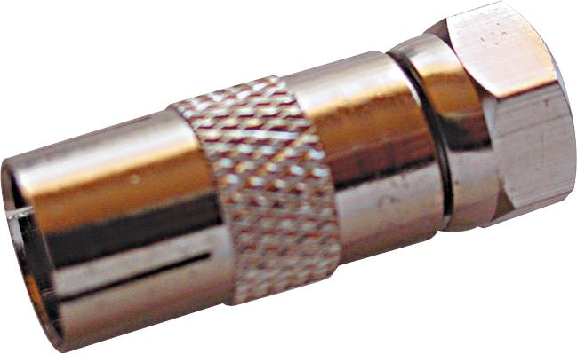 Connexia X07525 F Plug to Coax Socket Adaptor