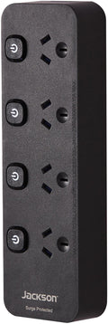 Jackson Surge Protected Board w/ 4 x Individual Switch Power Socket Outlets