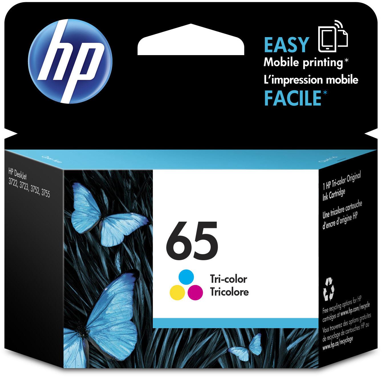 HP 65 Original Ink Cartridge (Tri-colour)