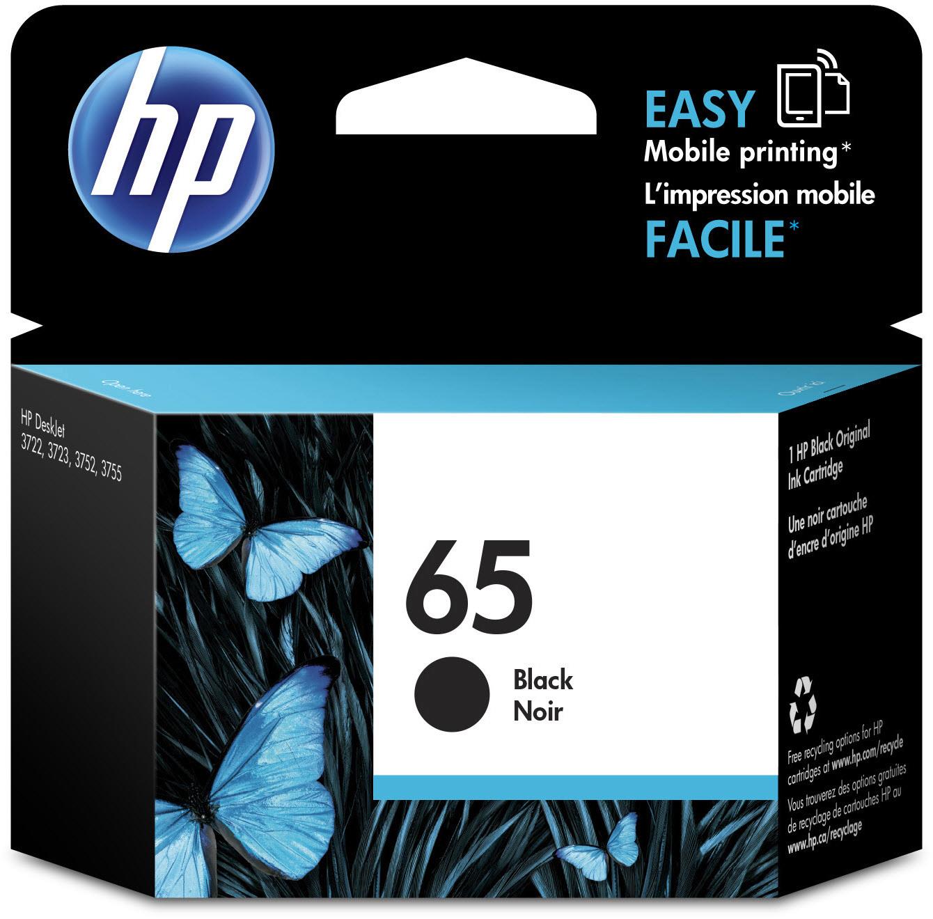 HP 65 Original Ink Cartridge (Black)
