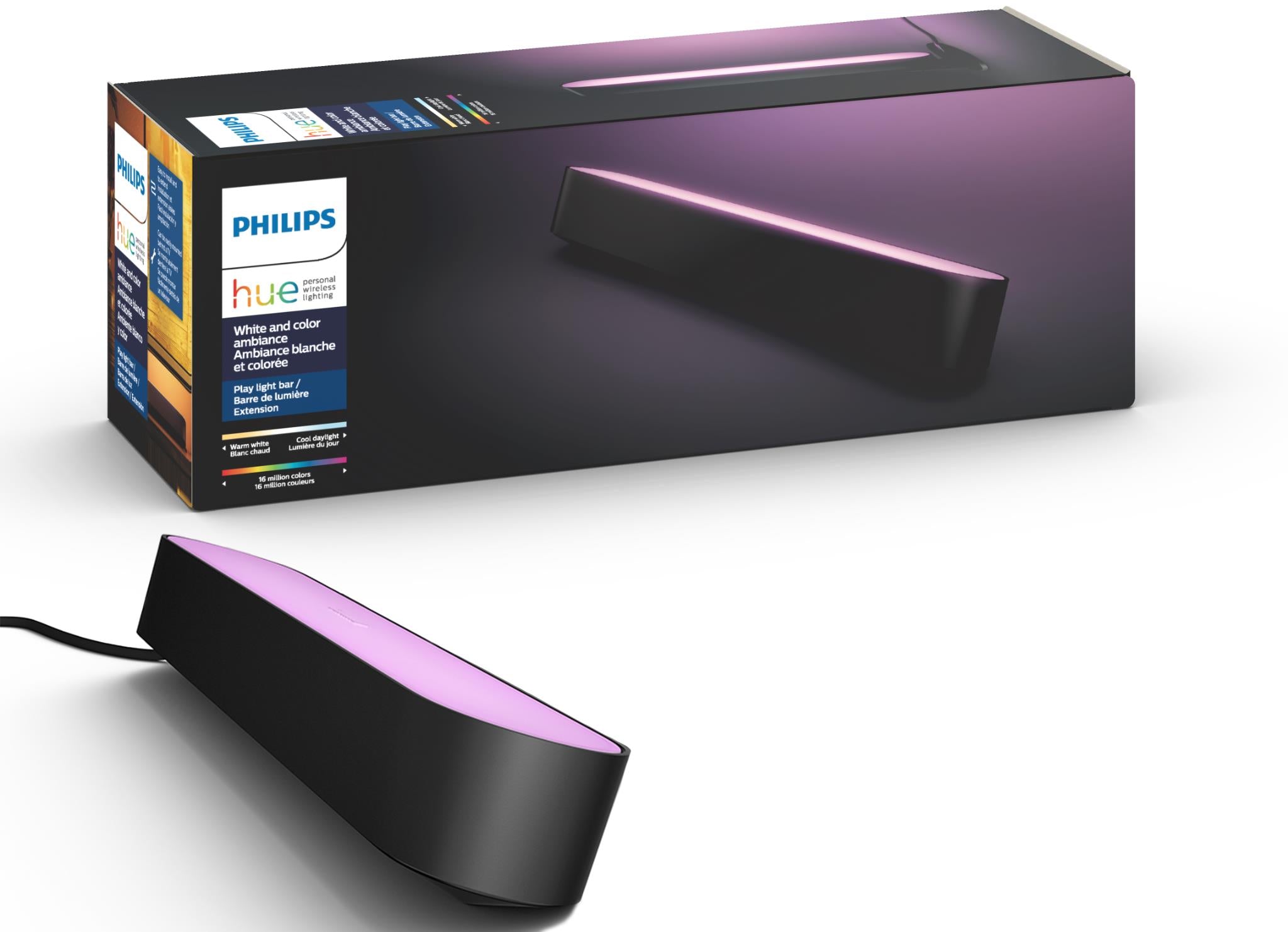 Philips Hue Play Smart Light Bar Single Extension (Black)