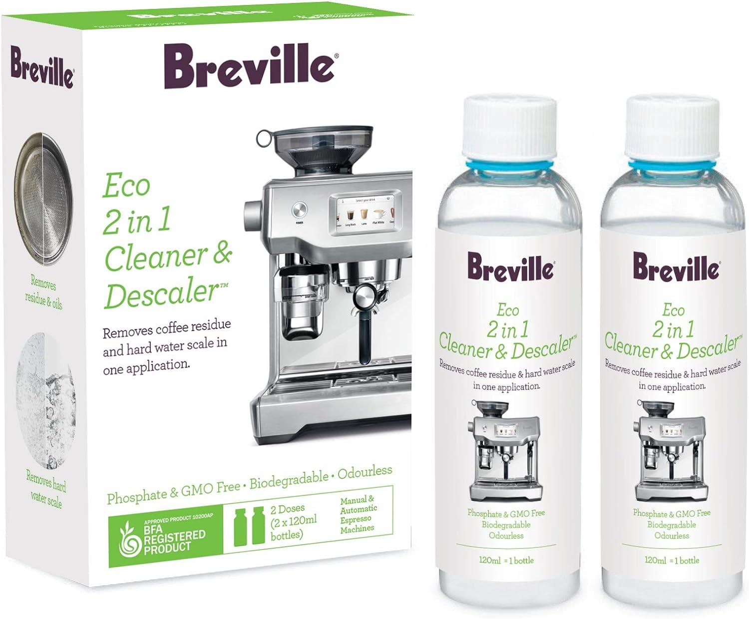 Breville Eco 2-in-1 Cleaner & Descaler (2 x 120ml)
