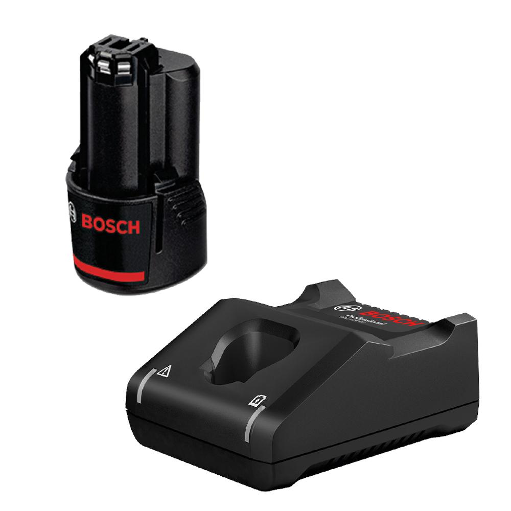 Bosch 12V 2Ah Battery + Charger Starter Pk