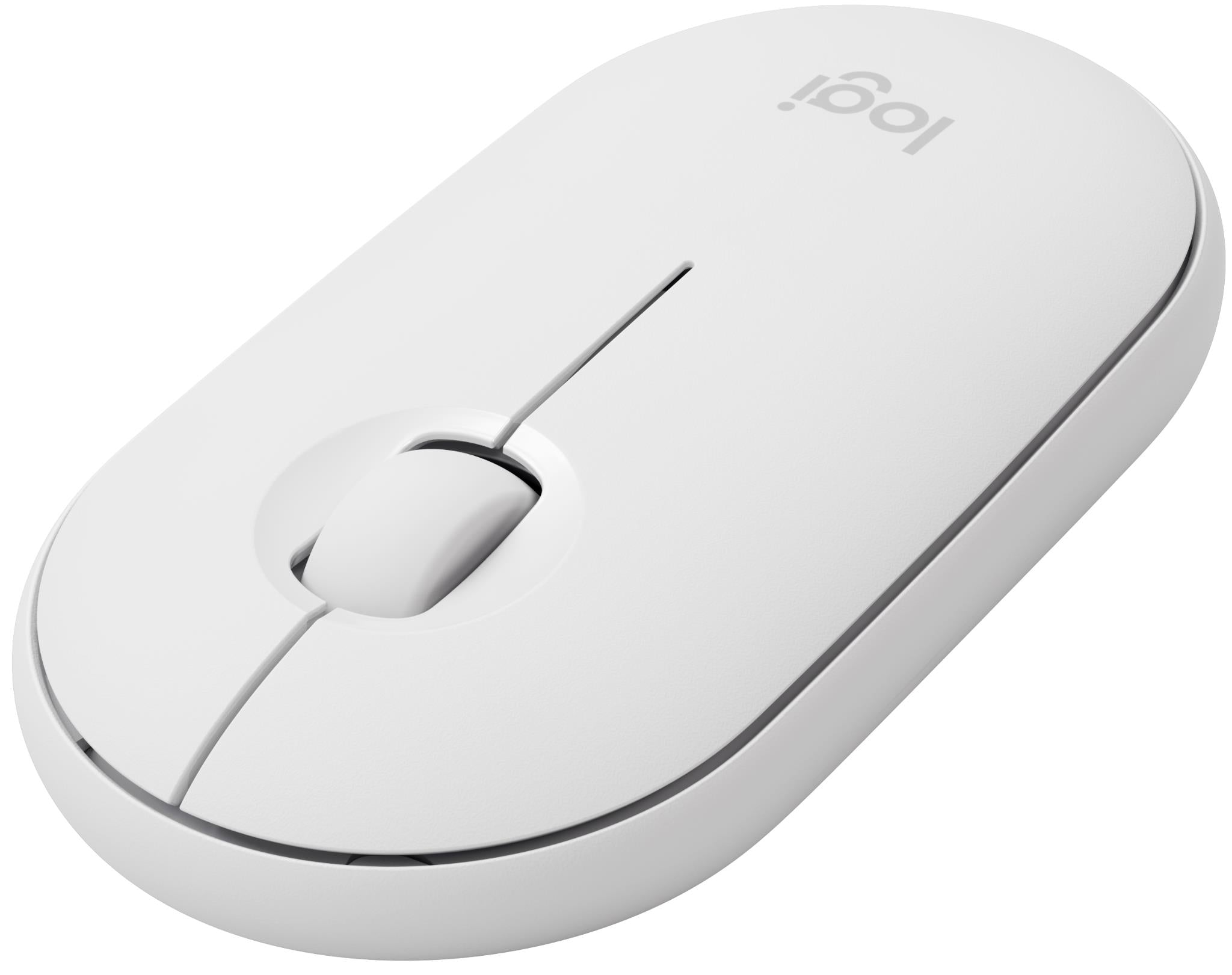 Logitech M350 Pebble Wireless Mouse (white)