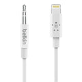 Belkin Lightning to Audio 3.5mm Cable [0.9m] (White)