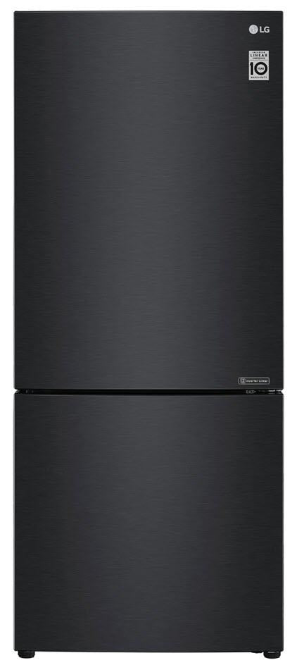 LG GB-455MBL 420L Bottom Mount Fridge (Matte Black)
