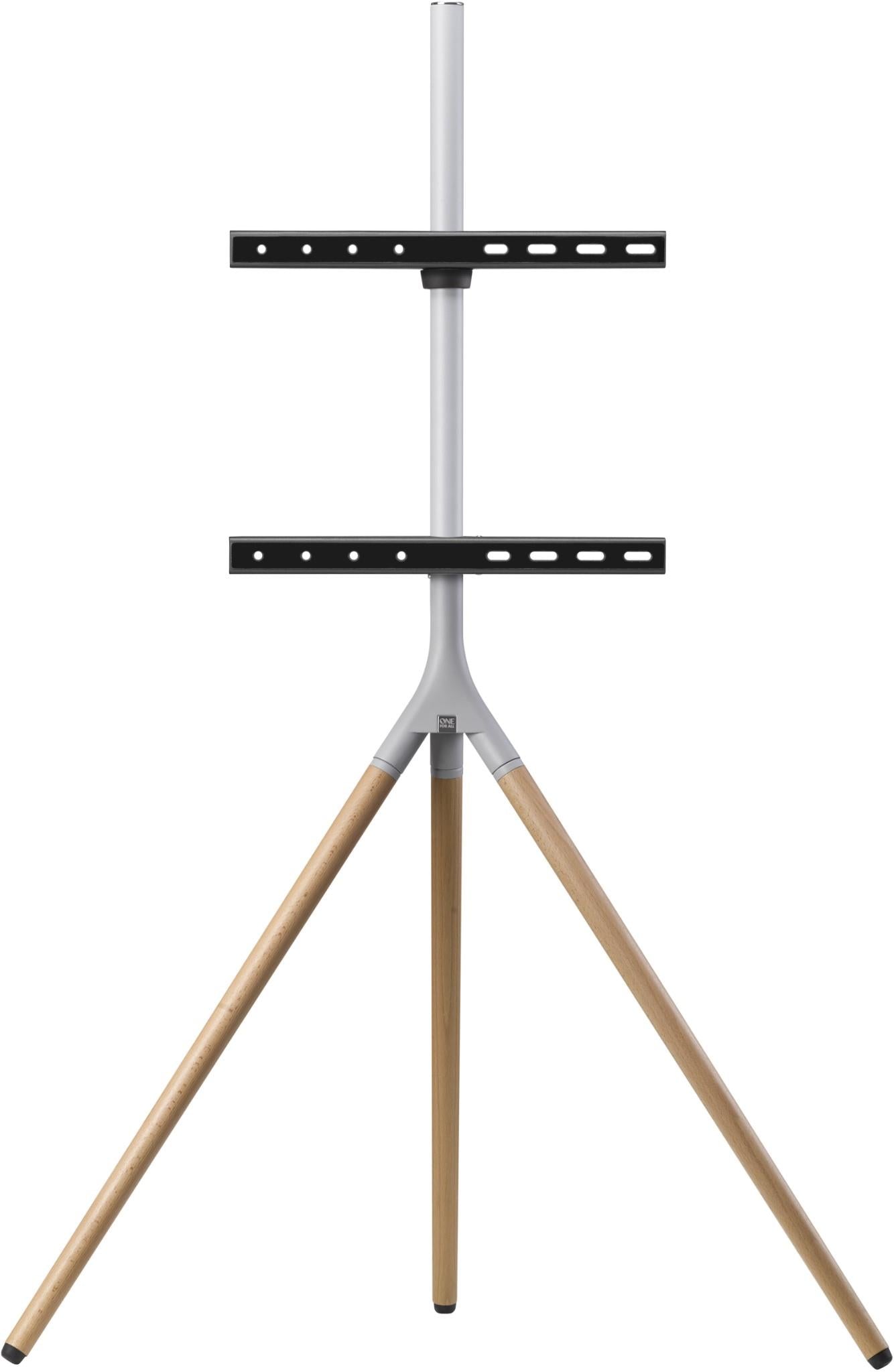 One For All Designer 32'-65' TV Stand (Oak/Silver)