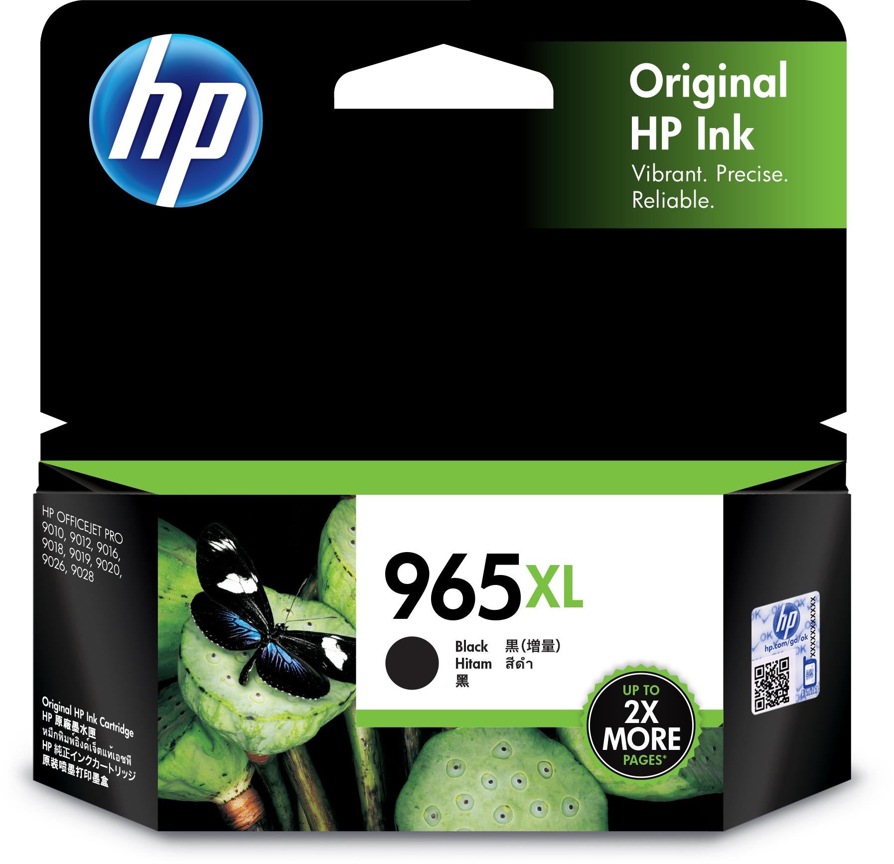 HP 965XL High Yield Original Ink Cartridge (Black)