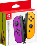 Nintendo Switch Joy-Con Controller Pair Purple & Neon Orange