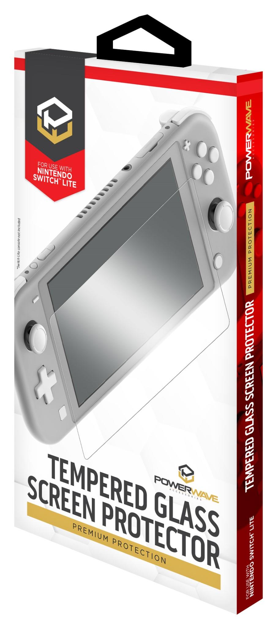 Powerwave Premium Tempered Glass Screen Protector for Nintendo Switch Lite