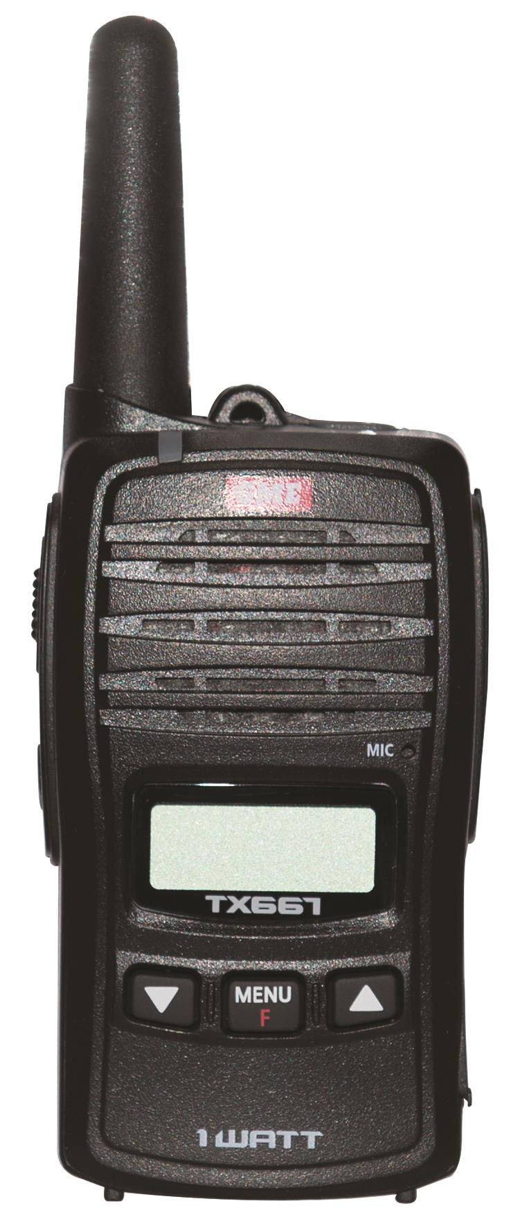 GME TX667 1W 80 Channel UHF CB Handheld Radio