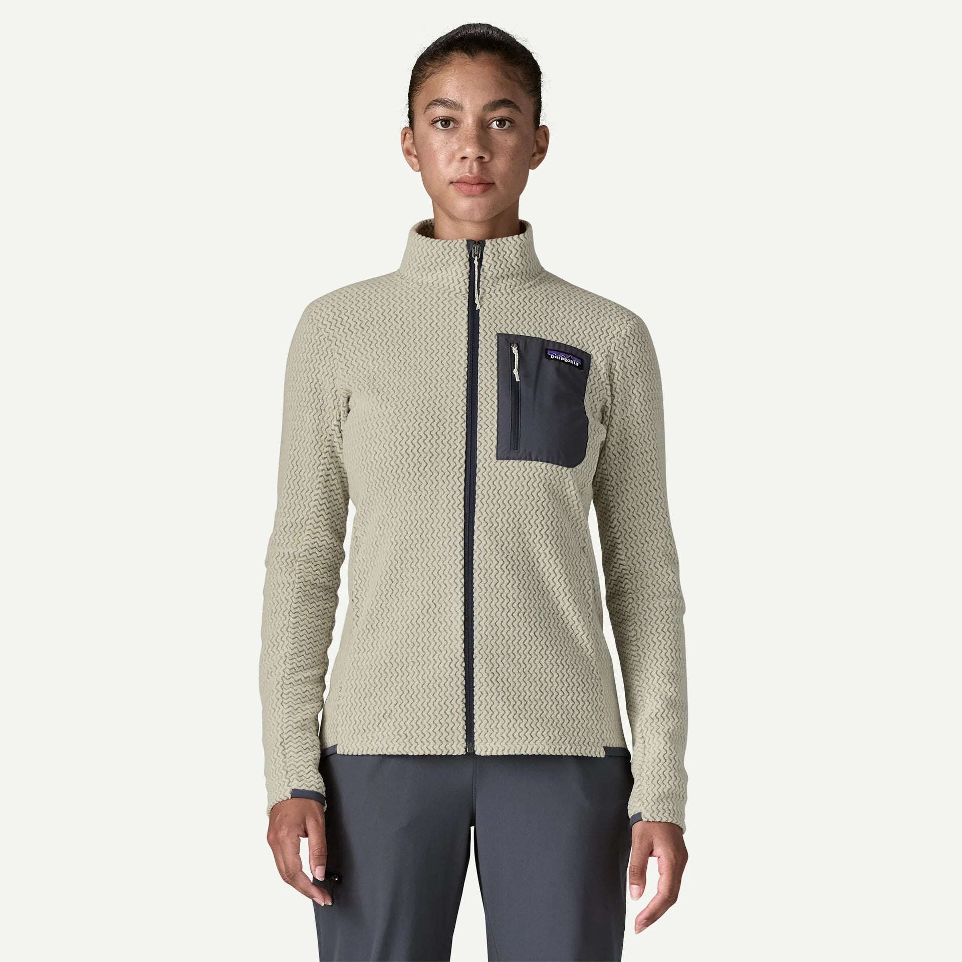 Patagonia Women's R1 Air Jacket - Wool White - L