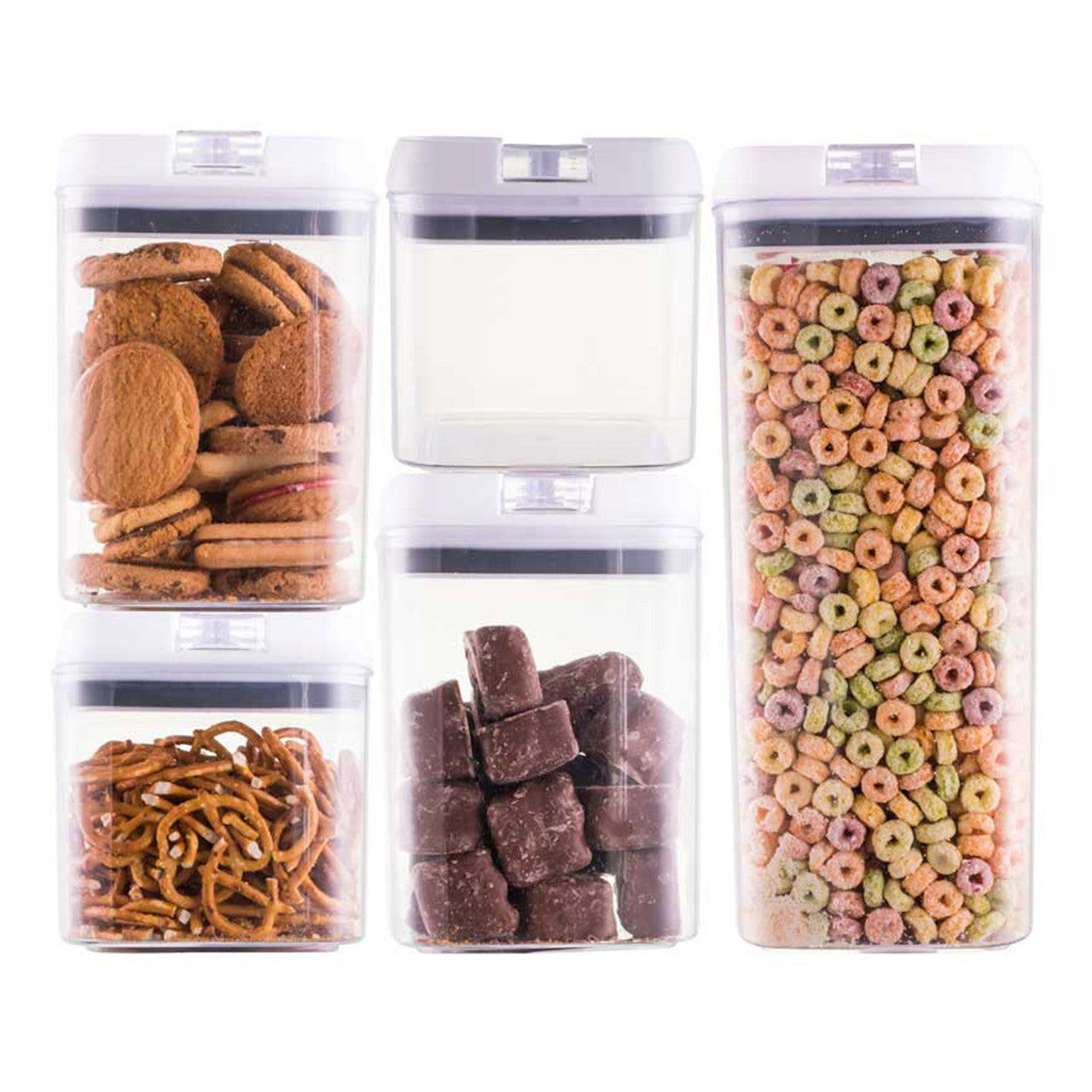 Avanti 5 Piece Flip Top Storage Container Set