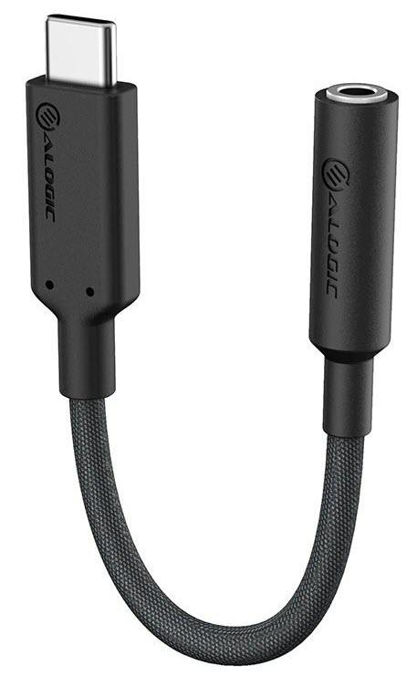 ALOGIC Elements Pro USB-C to 3.5mm Audio Adapter (Black)