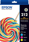 Epson 212 Standard Capacity Ink Cartridge (Value Pack)