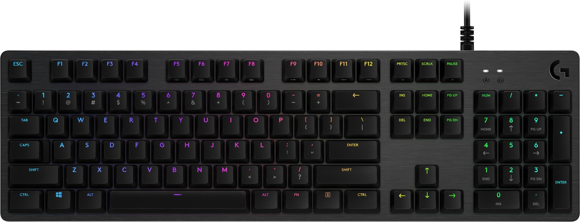 Logitech G512 CARBON LIGHTSYNC RGB Mechanical Gaming Keyboard (GX Brown Switch)