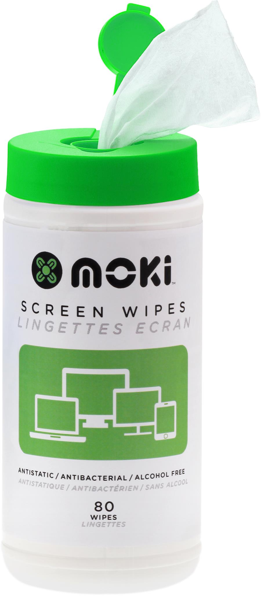 Moki Screen Wipes (80 Pack)