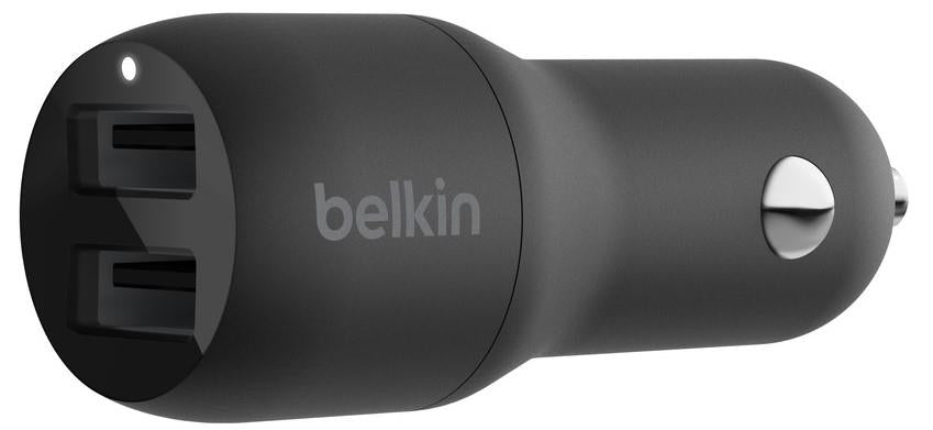 Belkin Dual USB-A Charger 24W (Black)